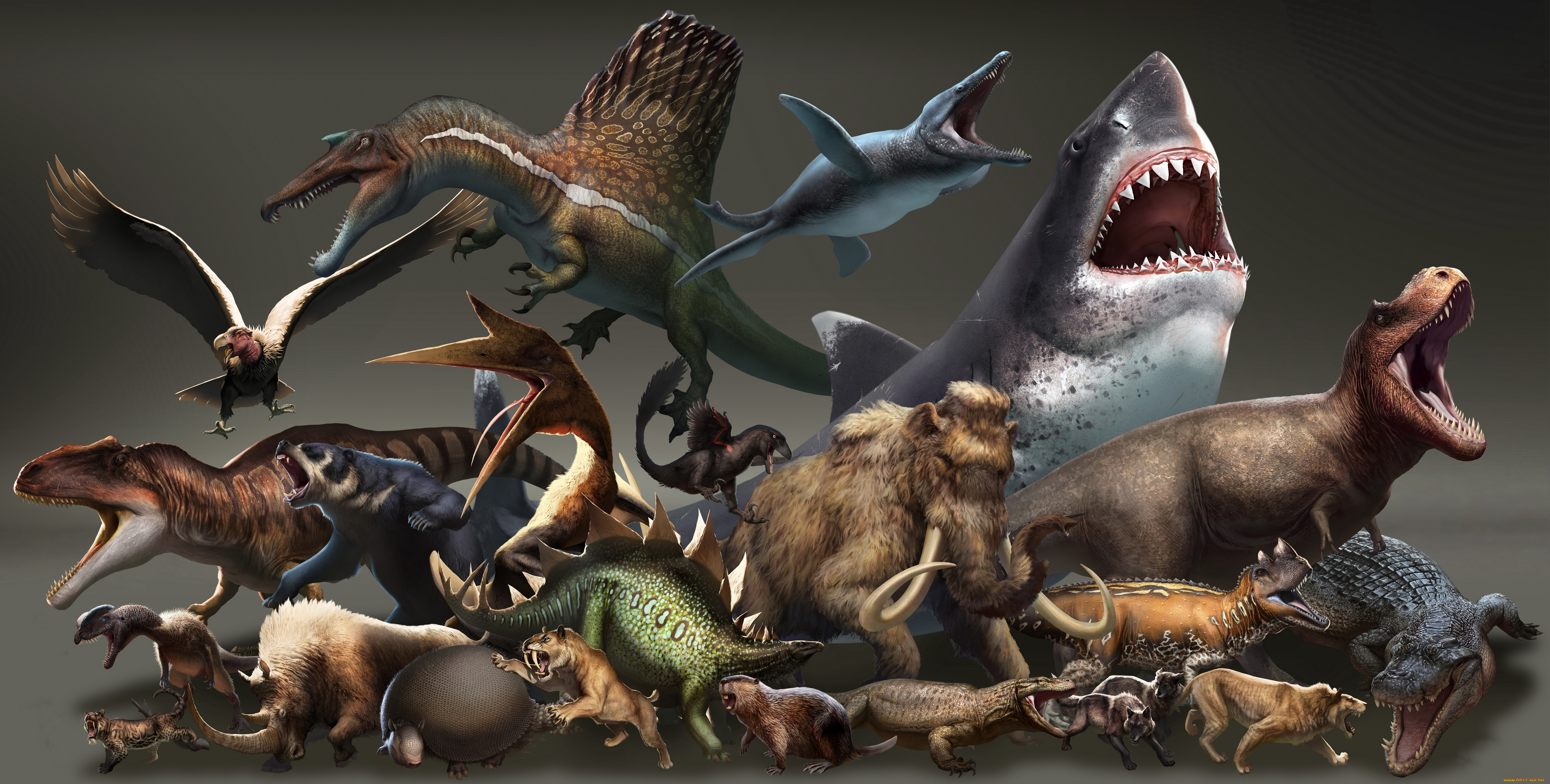 Динозавры монстры доисторической эпохи